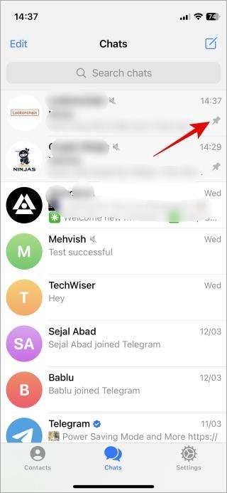Telegram 圖示和符號及其意義