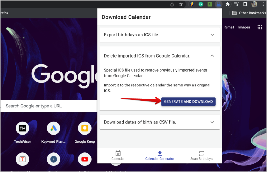 如何將 Facebook 生日匯入 Google 日曆