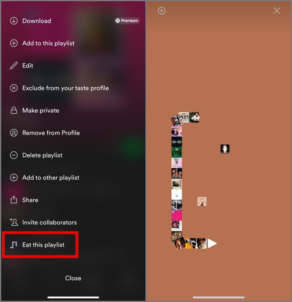 如何玩 Spotify 的「吃掉這個播放清單」貪吃蛇遊戲