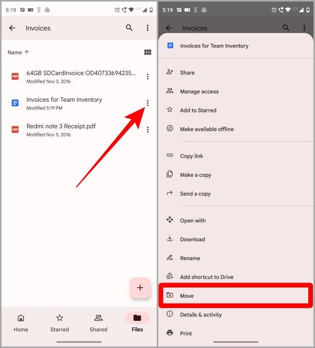 將 Google 文件新增至行動和網路版 Google 雲端硬碟中的共用資料夾的 2 種方法