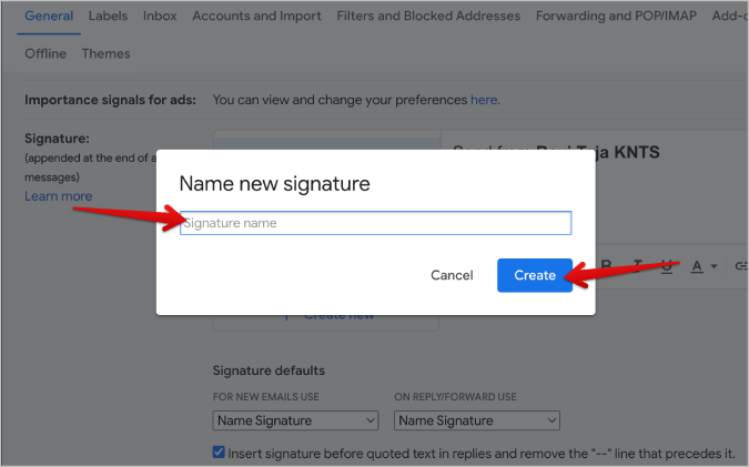如何在 Web、Android 和 iOS 版 Gmail 中新增簽名