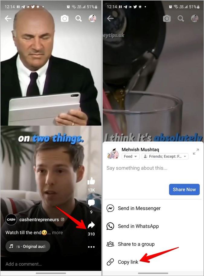 如何尋找和分享個人資料、貼文等的 Facebook URL。