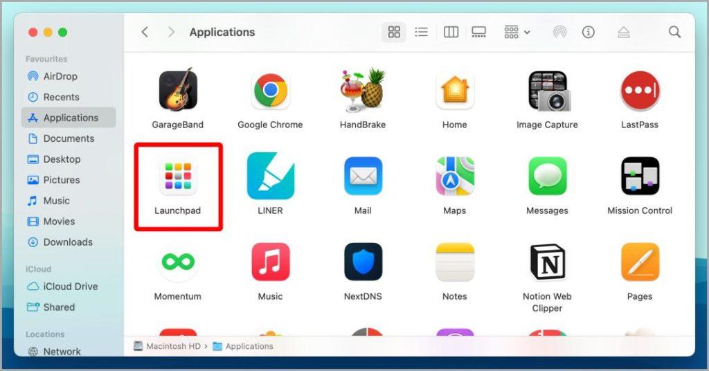 在 Mac 上存取 Launchpad 的 8 種簡單方法