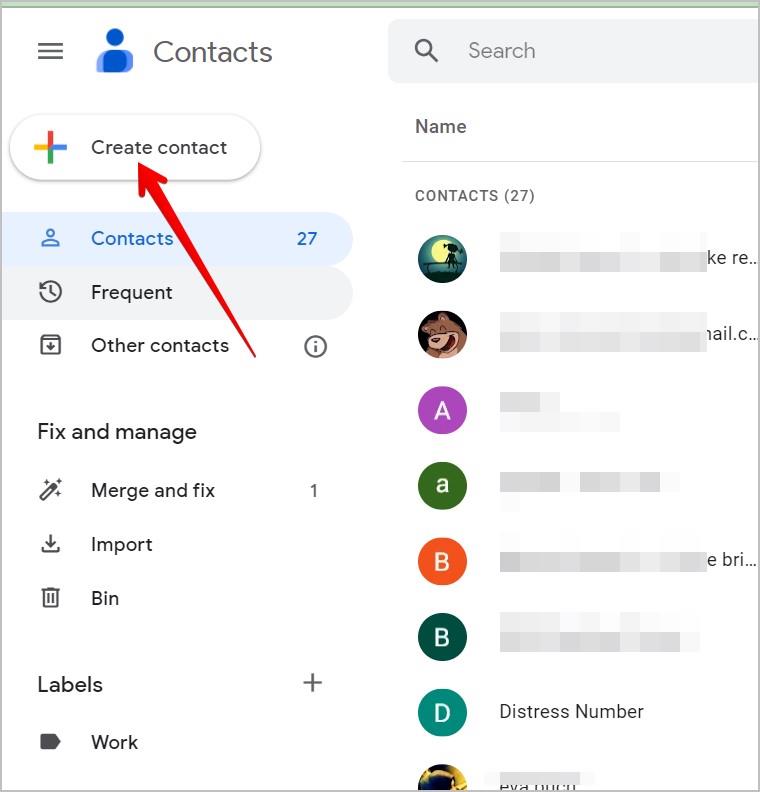 如何將電子郵件新增至 Gmail 中的聯絡人列表