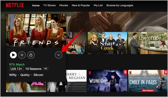 如何更改 Netflix 上的季節或劇集