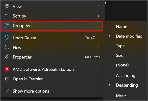 如何在 Windows 上的檔案總管中關閉分組依據
