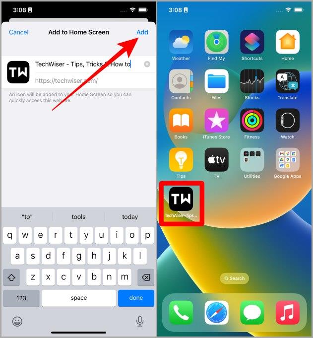 如何在 iOS 和 Android 上將網站新增至主螢幕