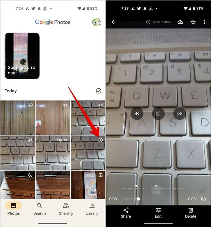 Google 照片上的各種符號和圖示有何意義