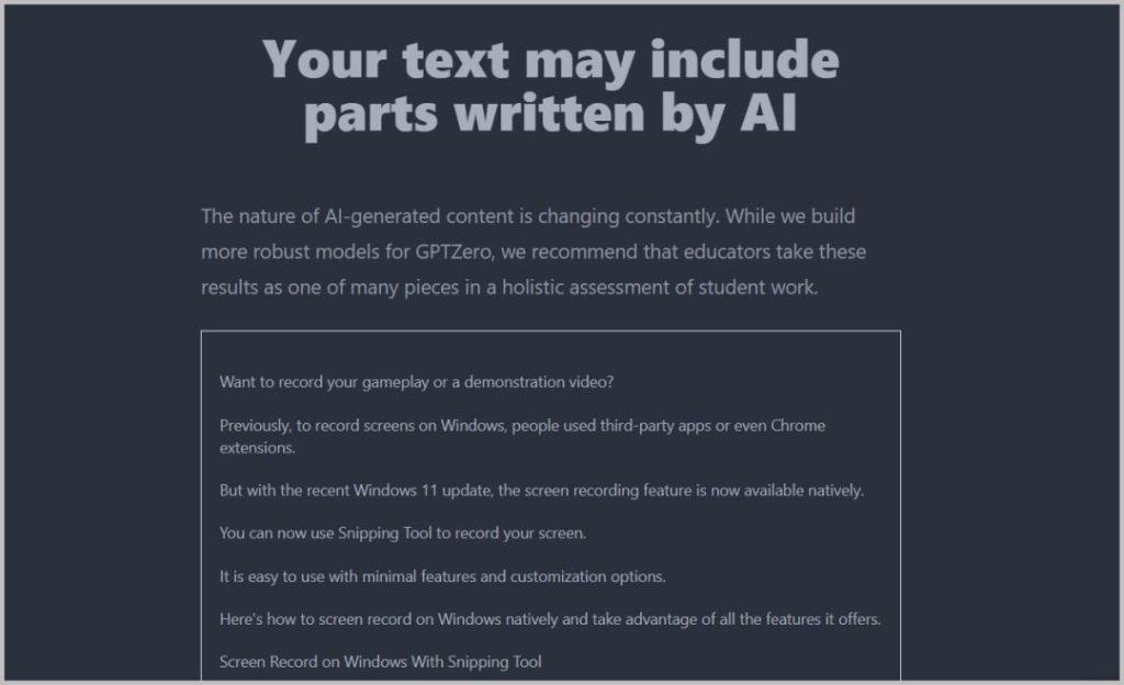 檢查文字是否由 ChatGPT AI 產生的 3 種方法