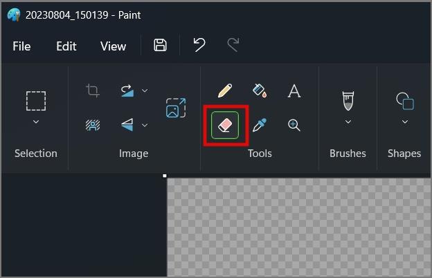 如何在 Paint 和 Paint 3D 中使背景透明