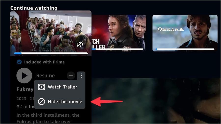 如何清除在 Amazon Prime Video 上繼續觀看