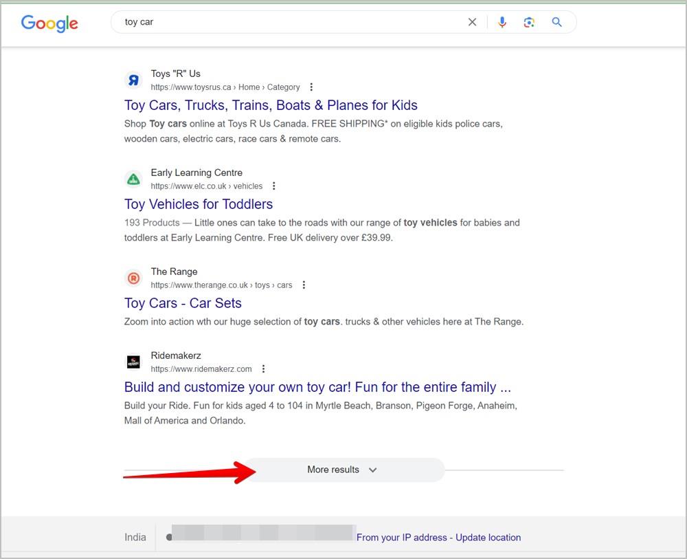 如何關閉 Google 搜尋無限滾動