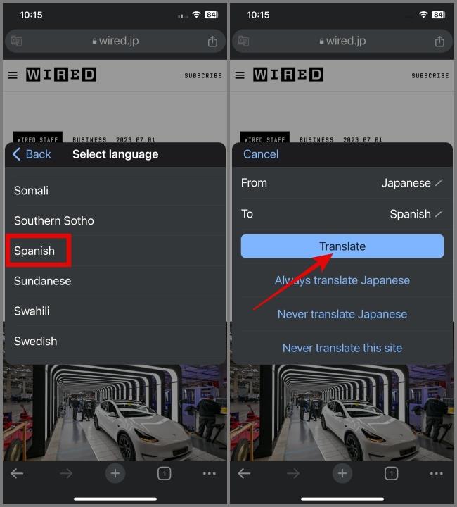 如何在 Google Chrome 翻譯網頁