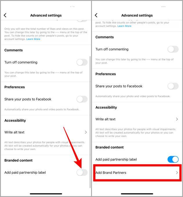 如何在 Instagram 貼文、捲軸和故事上添加付費合作夥伴標籤