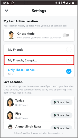 如何在 Snapchat 上使用 Snap 地圖
