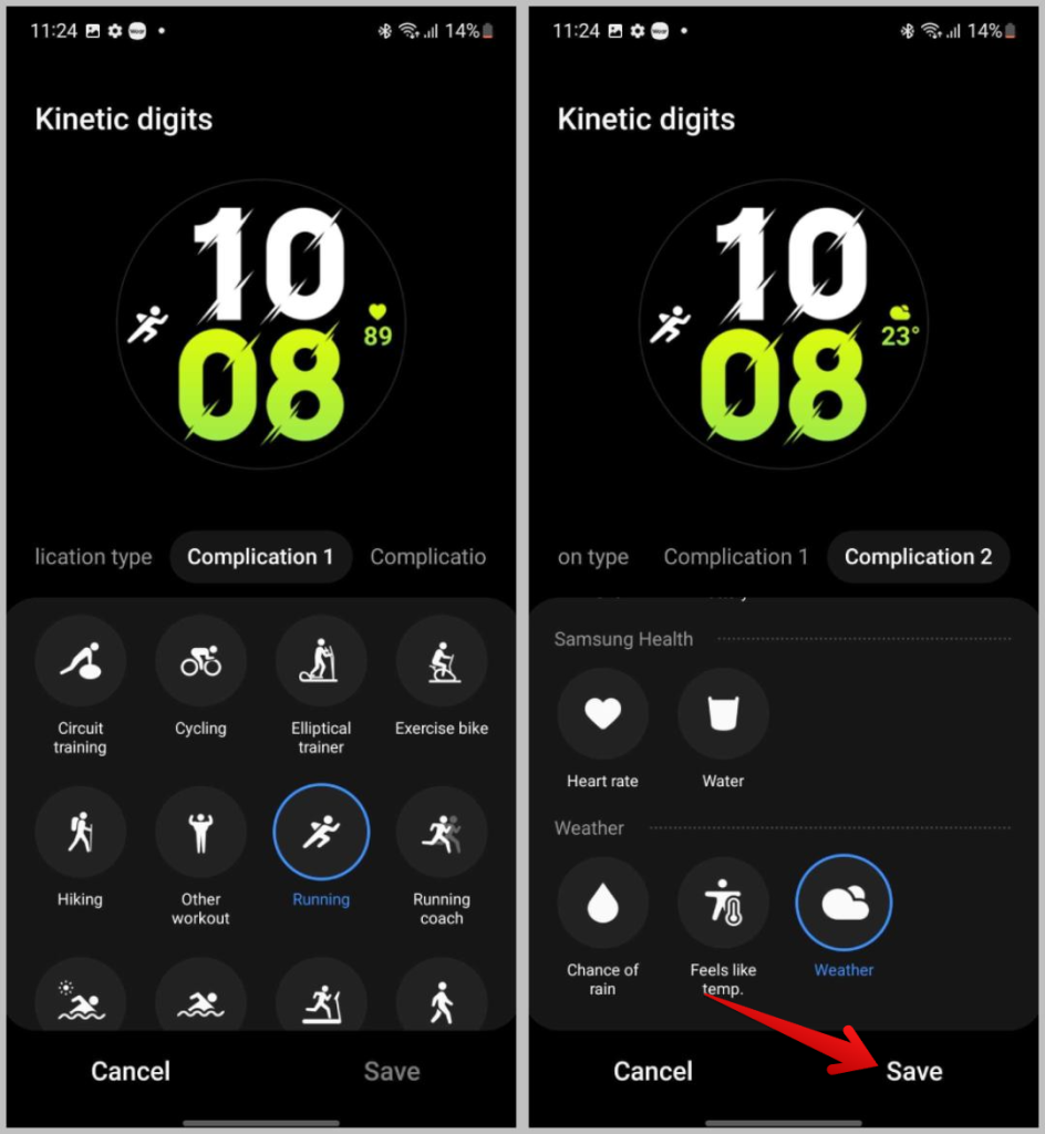 如何在三星 Galaxy Watch 上自訂錶盤