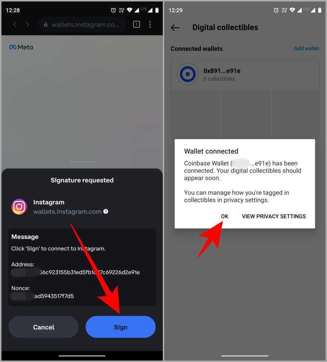 如何在 Instagram 上設定數位收藏品