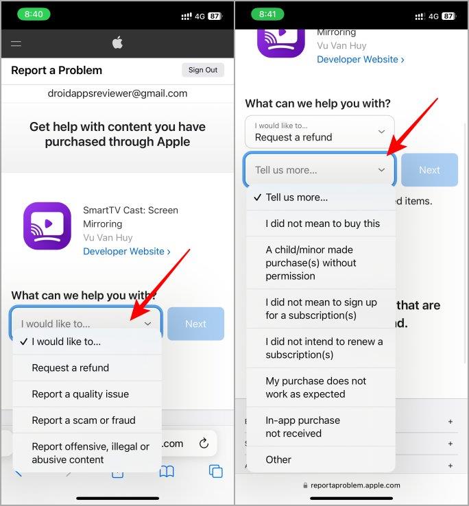 如何獲得 App Store 和 iTunes 購買的退款