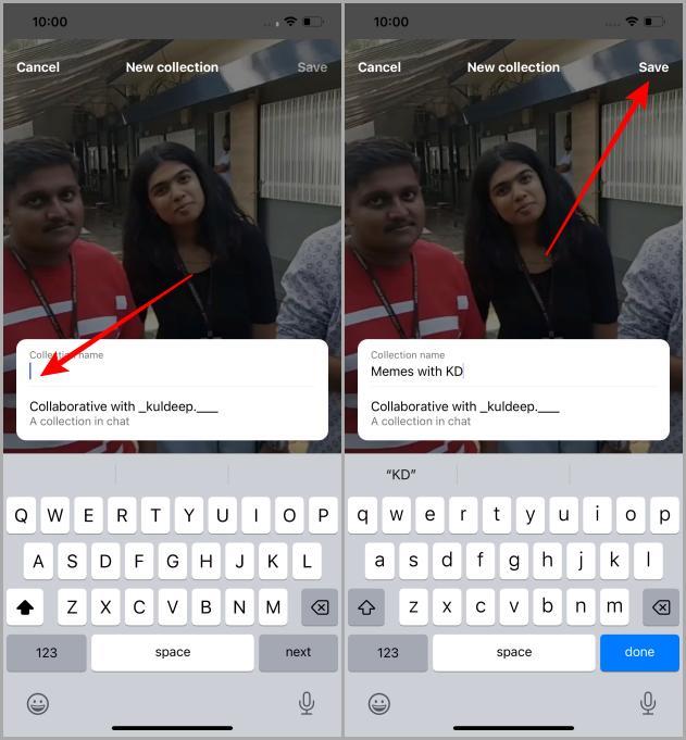 如何在 Instagram 上分享（已儲存）協作收藏