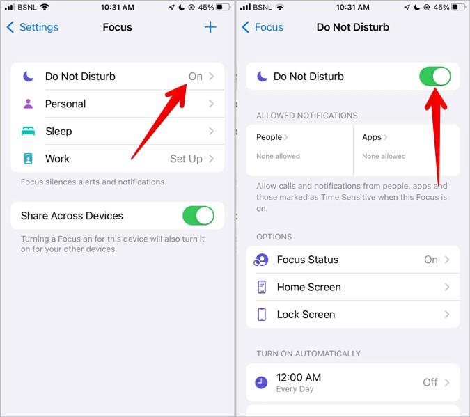 在 iPhone 和 iPad 上關閉焦點的 12 種方法
