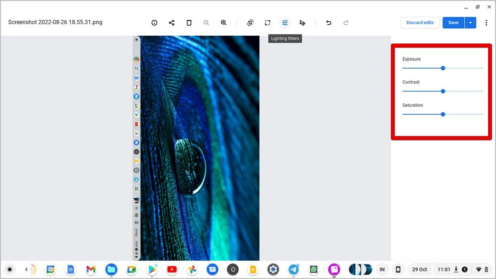 如何在 Chromebook 上編輯圖片或螢幕截圖