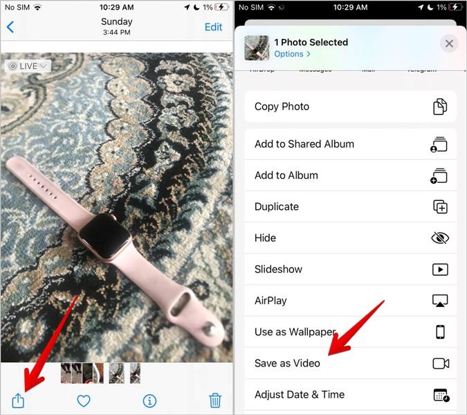 如何在 iPhone 上將即時照片儲存為影片（包括 iOS 17）