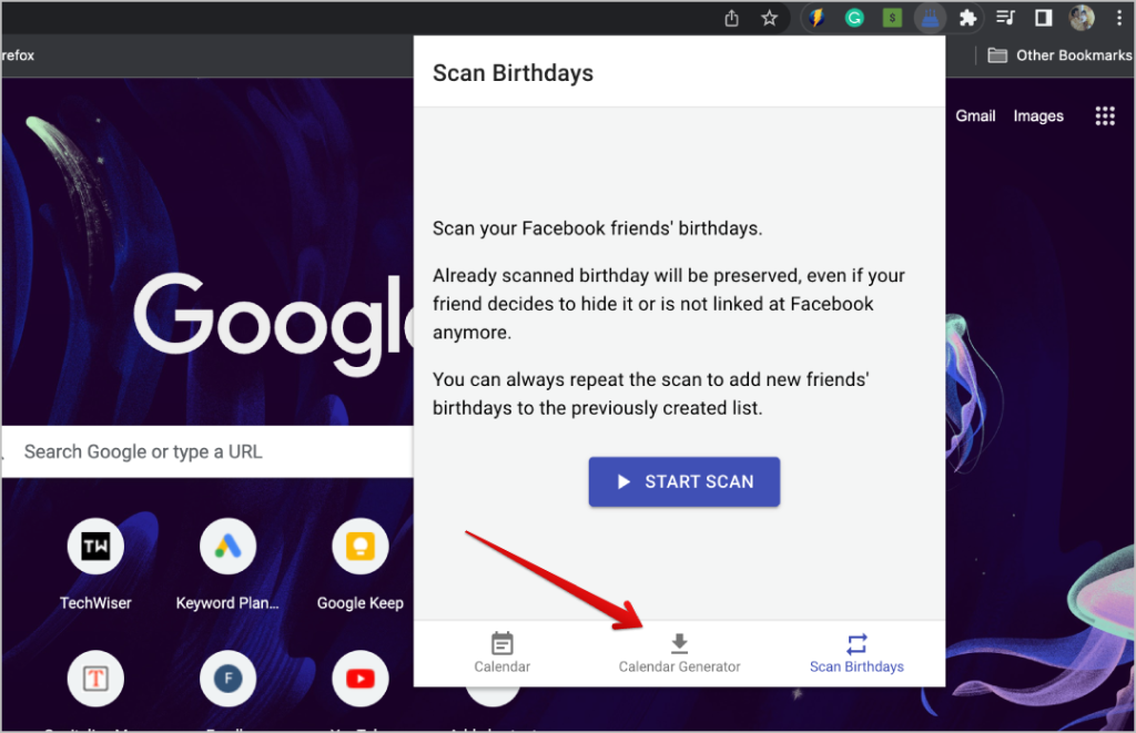 如何將 Facebook 生日匯入 Google 日曆