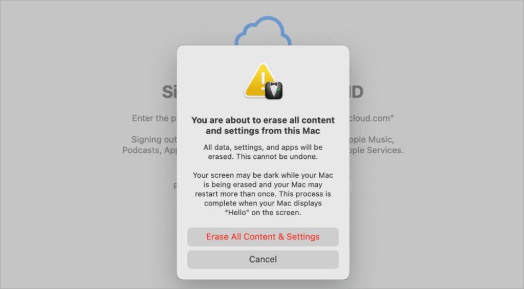 將 MacBook M 系列處理器恢復原廠設定後會發生什麼