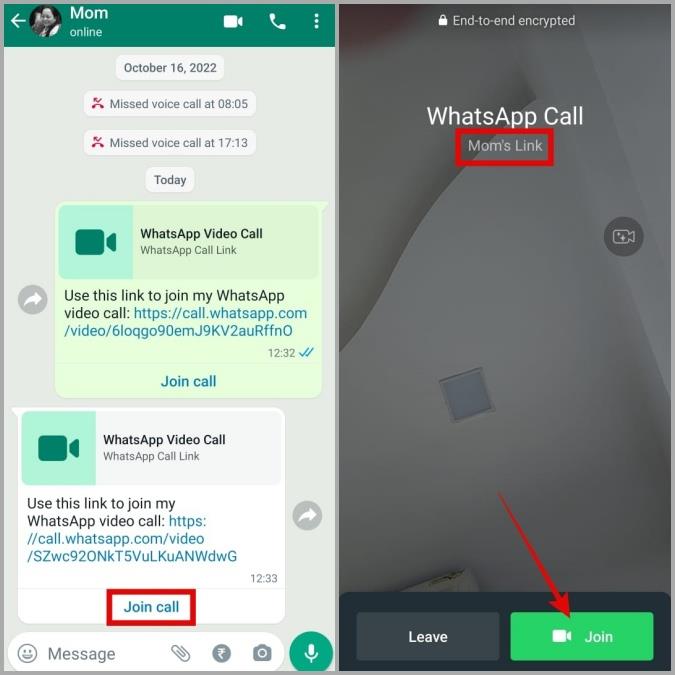 如何在 WhatsApp 上建立和分享通話鏈接