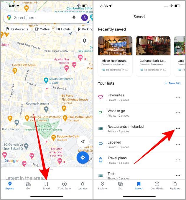 如何在 iPhone 上的 Google 地圖上建立清單 – 完整指南