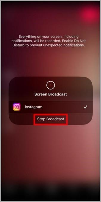 如何在 Instagram 視訊通話中分享螢幕