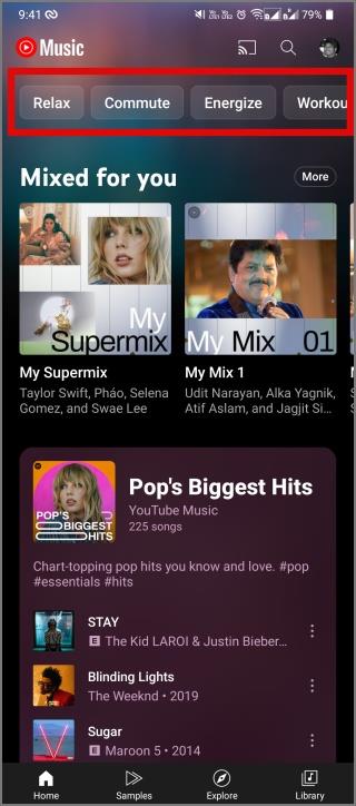YouTube Music 上的符號和圖示有何意義