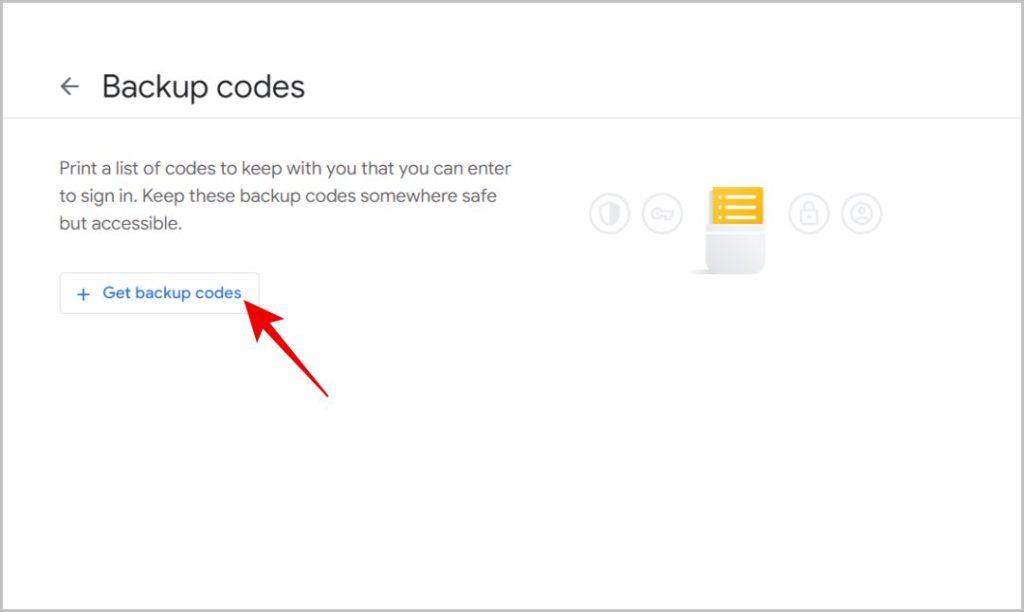 如何從 Google 產生備份程式碼