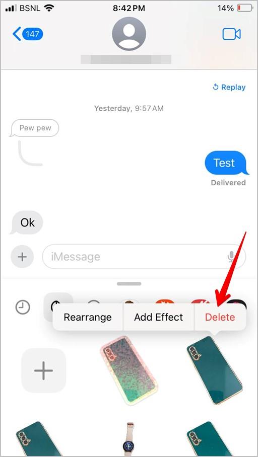 在 iPhone 上的 iOS 17 中刪除或移除貼圖的 6 種方法