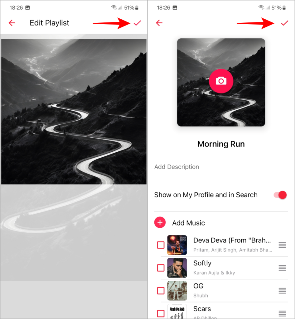 如何更改 Apple Music 上的播放清單封面