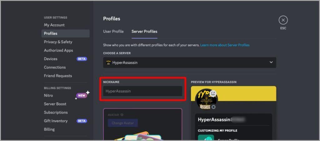如何在網路和行動裝置上變更 Discord 伺服器的暱稱