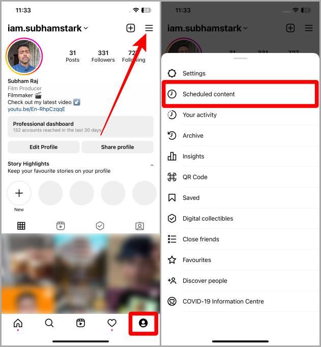 如何在 Instagram 應用程式上免費安排貼文和捲軸