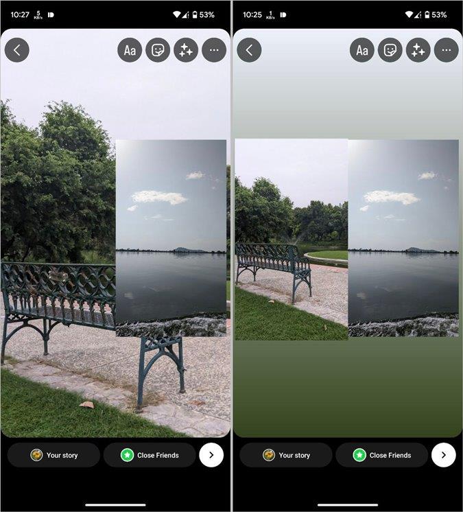 在 Instagram 上並排放置兩張照片的 5 種方法