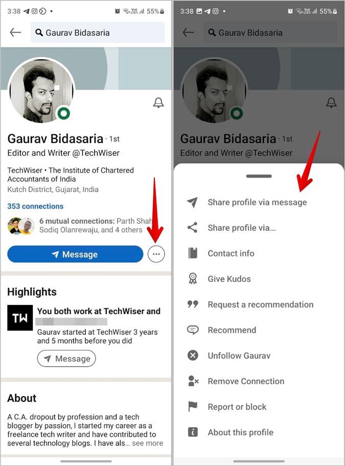 我的 LinkedIn 個人資料 URL 是什麼以及如何在行動裝置和 PC 上分享