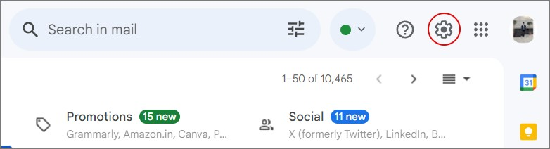 如何在 Gmail 中使用假期回覆器