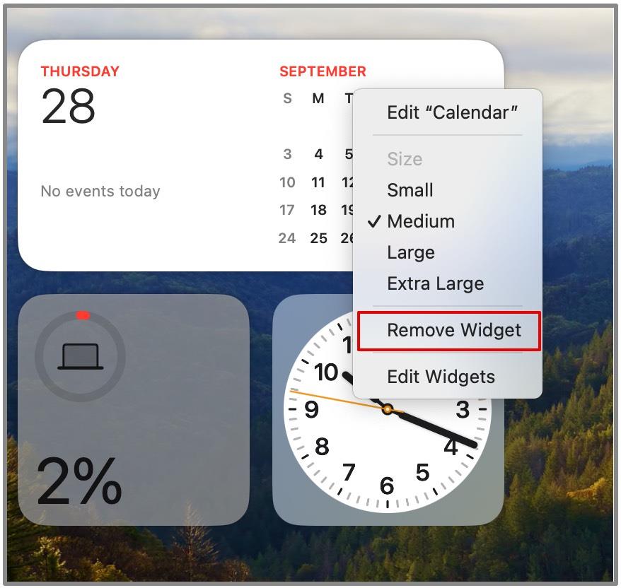 如何在 macOS Sonoma 上新增和自訂小工具