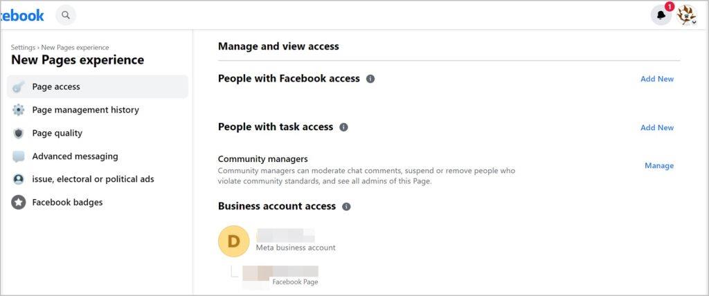 在 Facebook 上哪裡可以找到頁面角色