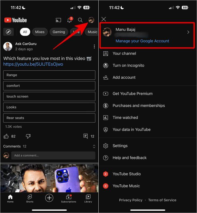 如何設定 YouTube Premium 家庭計劃