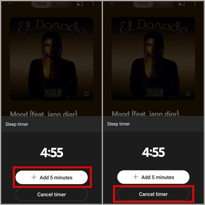 如何在 YouTube Music 中設定睡眠定時器