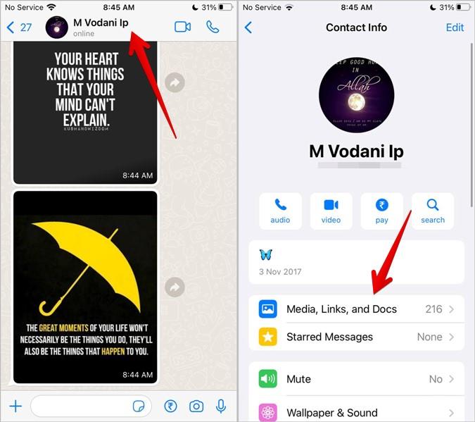 如何從 WhatsApp 下載多張照片或視頻