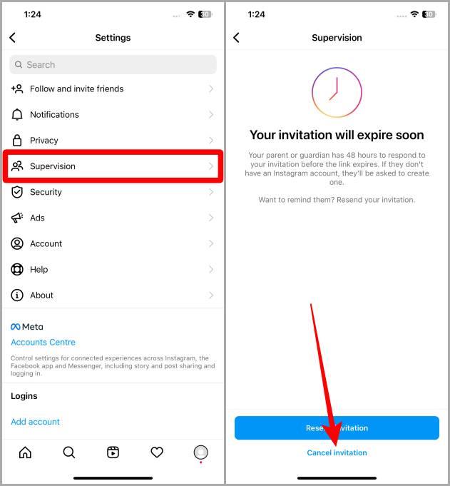 如何在 Instagram 上設定監督