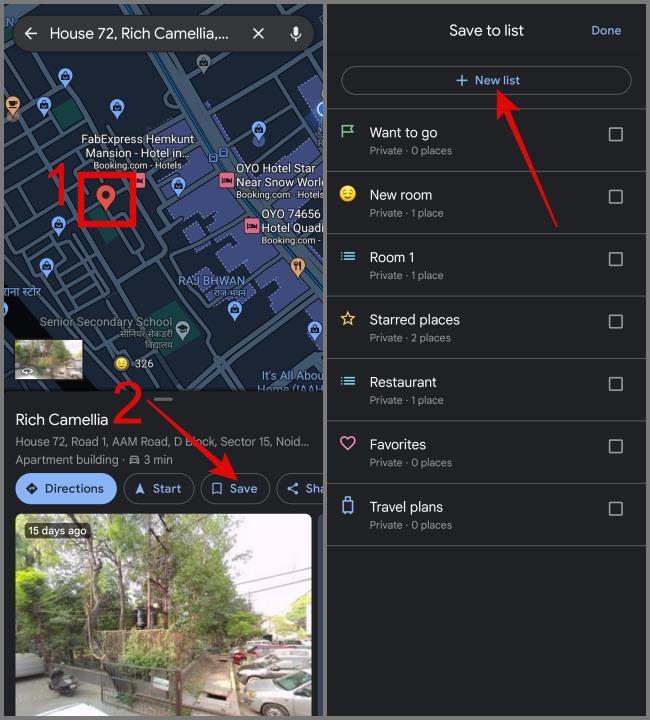 如何在 Google 地圖中使用表情符號標記已儲存的地點