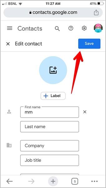 如何將電子郵件新增至 Gmail 中的聯絡人列表