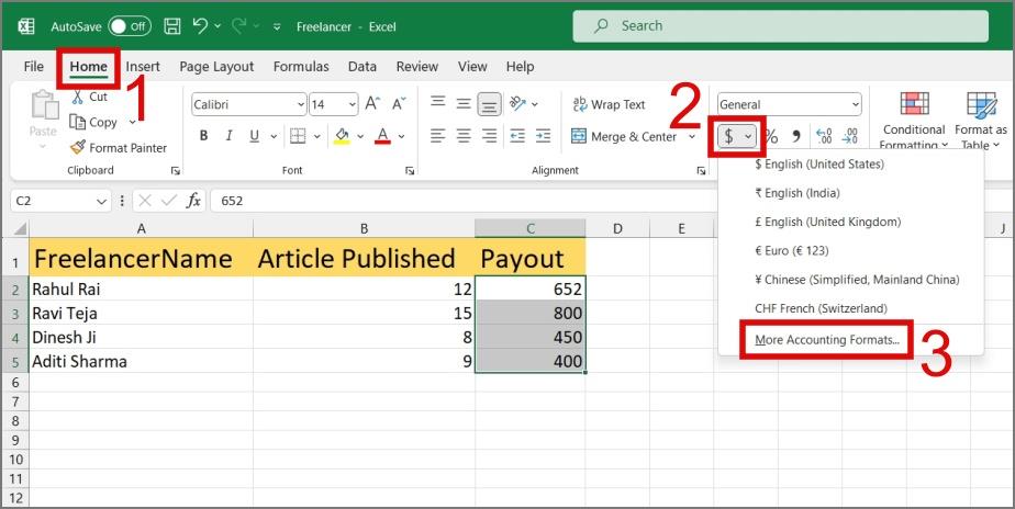 在 Excel 或 Google Sheets 中新增 6 種貨幣的方法