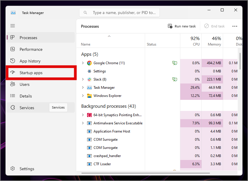 減少 Windows 11 後台進程的 13 種方法